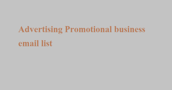 Advertising-Promotional Email Insights Data