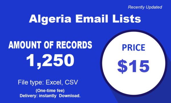 Algeria Email Insights Datas