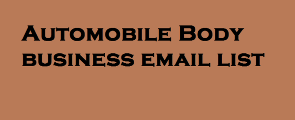 Automobile Body Email Insights Data