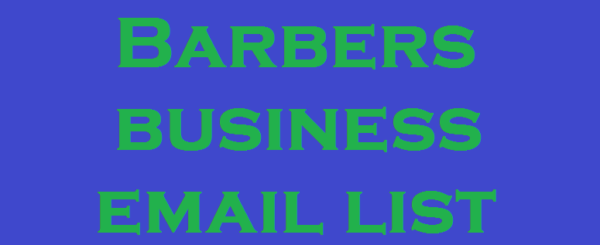 Barbers Email Insights Data