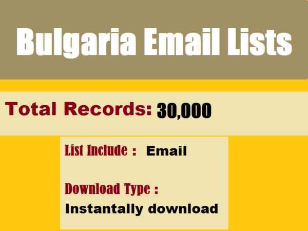 Bulgaria Email Insights Datas