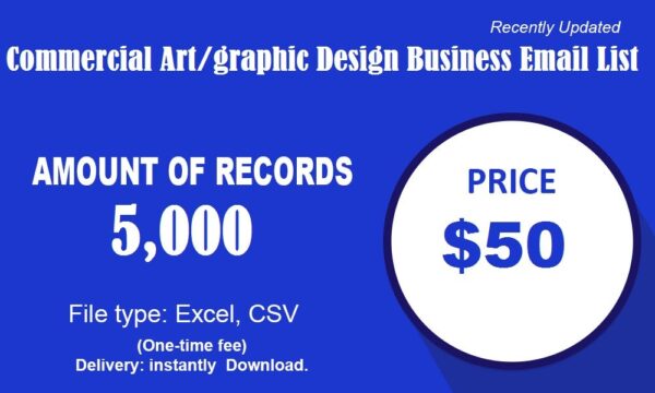 Commercial Art graphic Design Email Insights Data