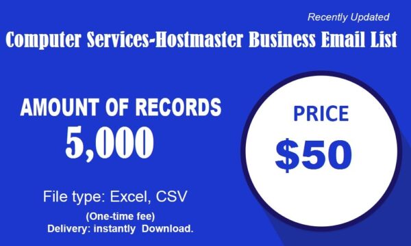 Computer services-hostmaster Email Insights Data