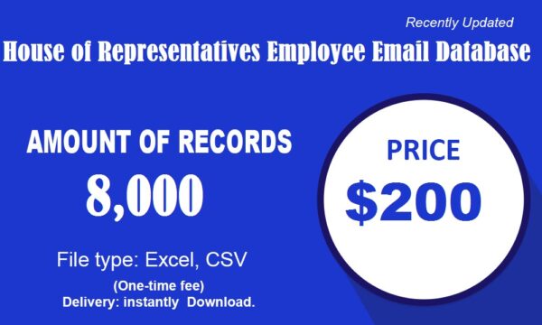 House of Representatives Employee Email Insights Data