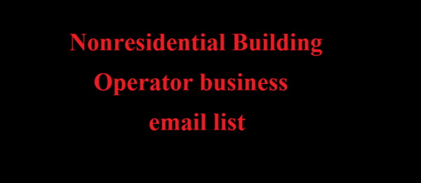 Nonresidential Building Operator Email Insights Data