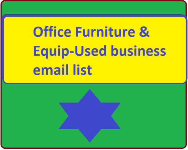 Office Furniture & Equip-Used Email Insights Data