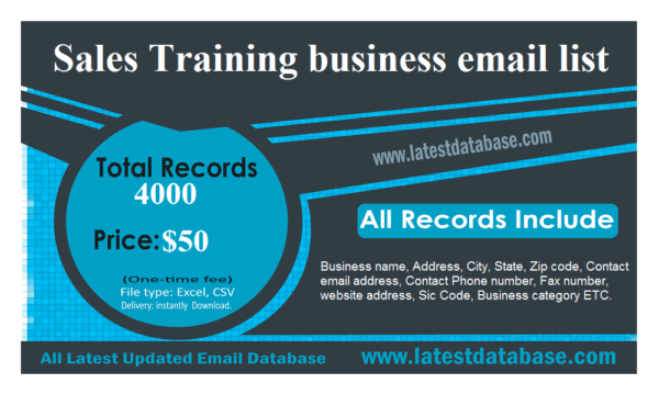 Sales Training Email Insights Data