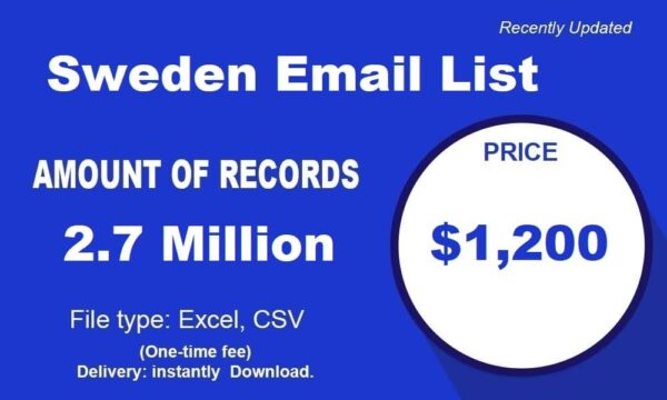 Sweden Email Insights Data